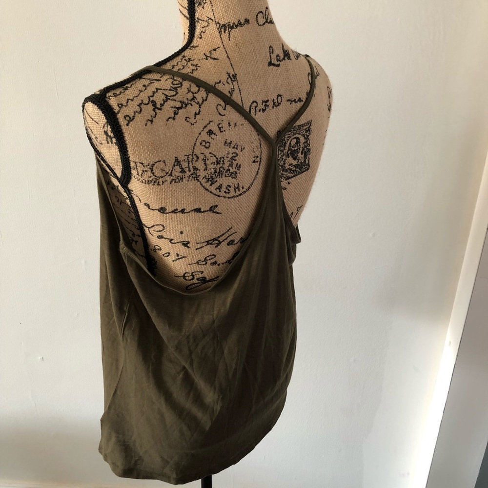 H&M olive green cami.